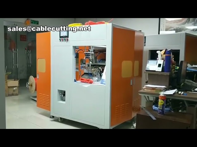 เครื่องผูกและมัดสายเคเบิลอัตโนมัติ | เครื่องตัดและผูกสายไฟอัตโนมัติ