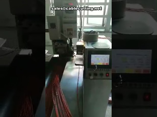 เครื่องตัด ปอก และคริมป์สายไฟอัตโนมัติ ครบทั้งสองปลาย