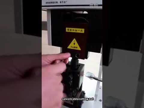 เครื่อง crimping ขั้วต่อ | คลิปการทำงานและปรับตั้งค่าเครื่อง crimping (Terminal Machine)