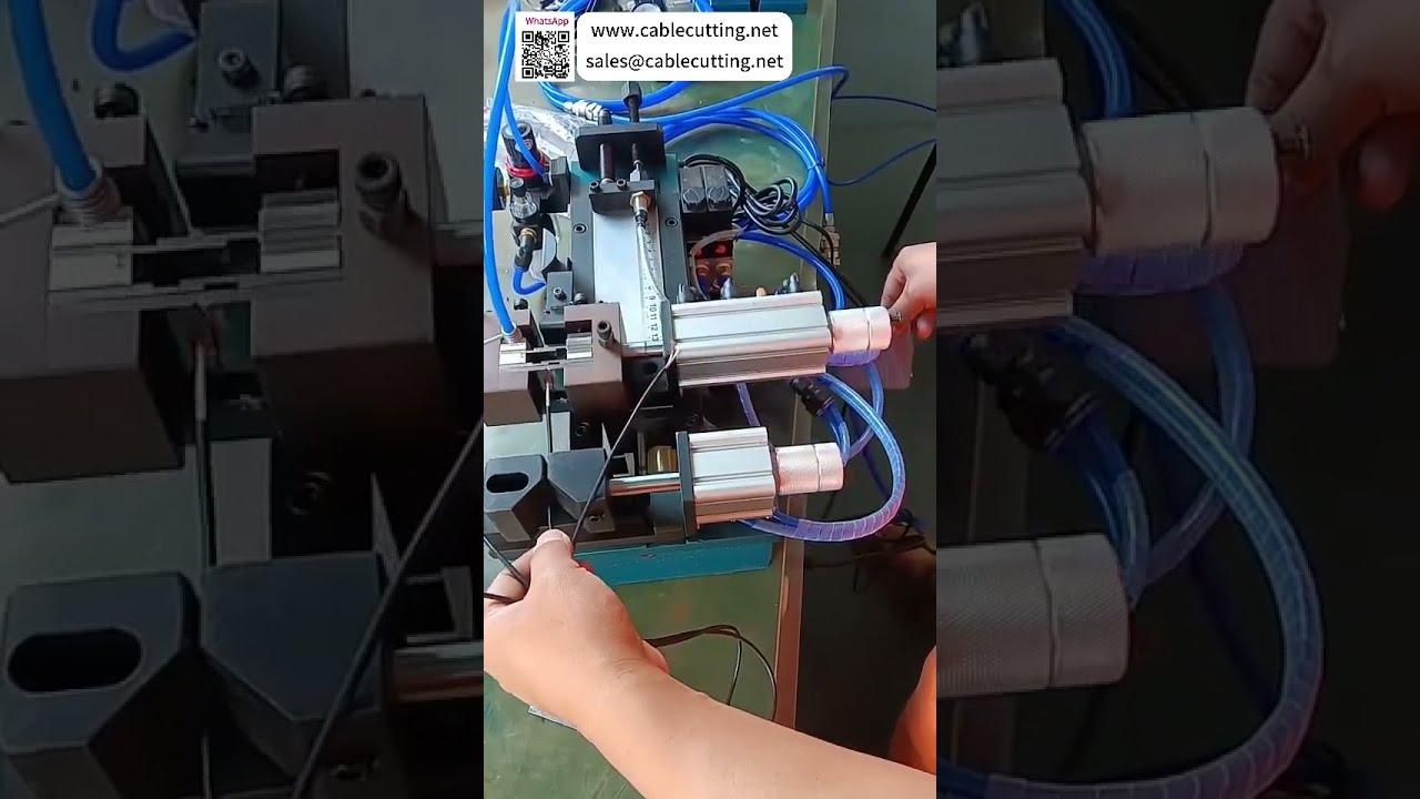 Pneumatic Wire Stripping Machine For Simultaneous Outer Sheath and Inner Core Cable Operations