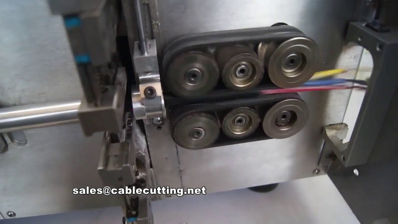 เครื่องตัดปอกสายเคเบิลหลายแกนแบบเปลือกสองชั้น อัตโนมัติประสิทธิภาพสูง