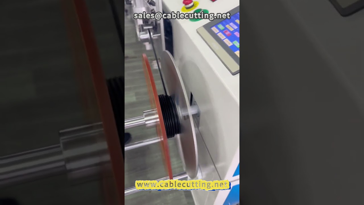 เครื่องม้วนสายไฟยาว 63 เมตร | เครื่องจักรผลิตสายไฟและเคเบิล | อุปกรณ์แปรรูปลวด