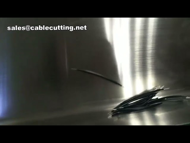 เครื่องปอกสายโคแอกเชียลแบบหมุนกึ่งอัตโนมัติสำหรับสายทองแดง | เครื่องปอกสายเคเบิลโคแอกเชียลประสิทธิภาพสูง