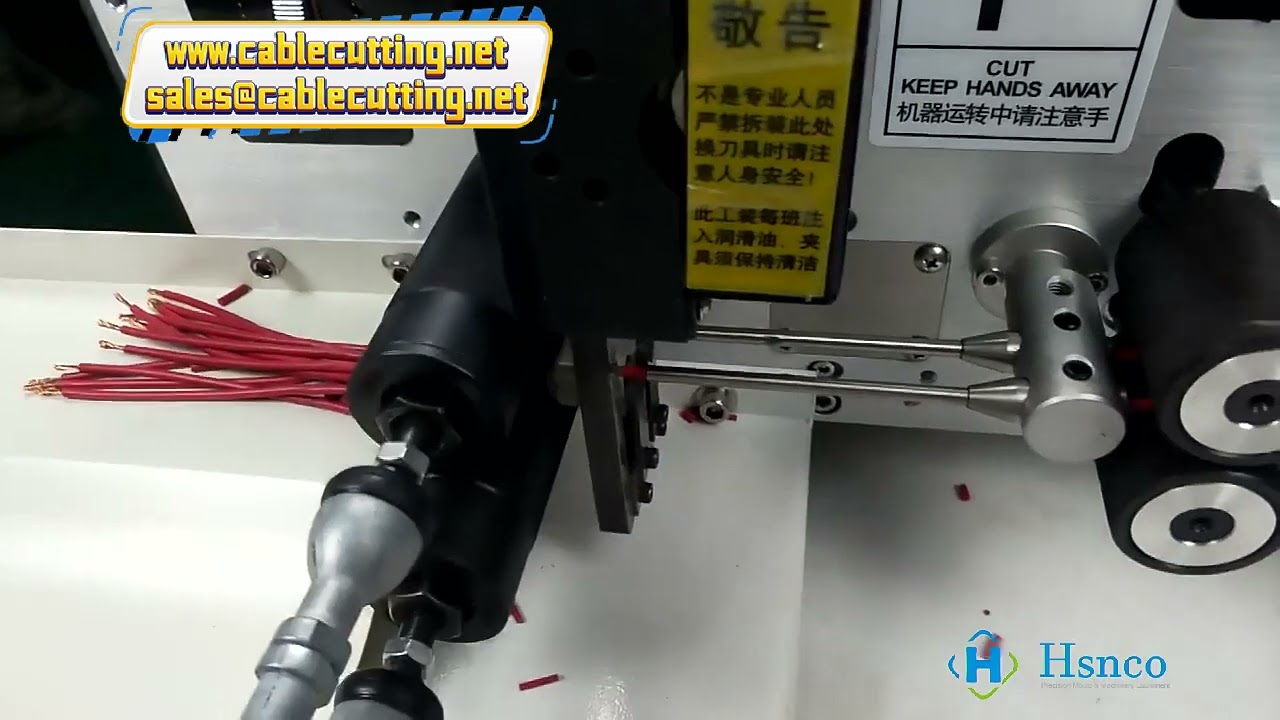 เครื่องปอกและบิดสายไฟอัตโนมัติครบวงจร ตัดและบิดสายเคเบิล ขนาด 0.5-4 ตารางมิลลิเมตร