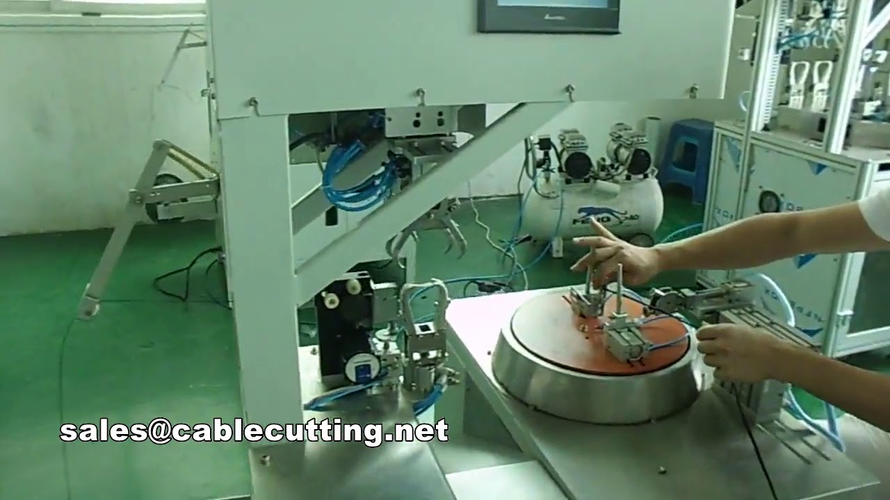KK BM8 2014 Video 8 shape cable winding and tying machine
