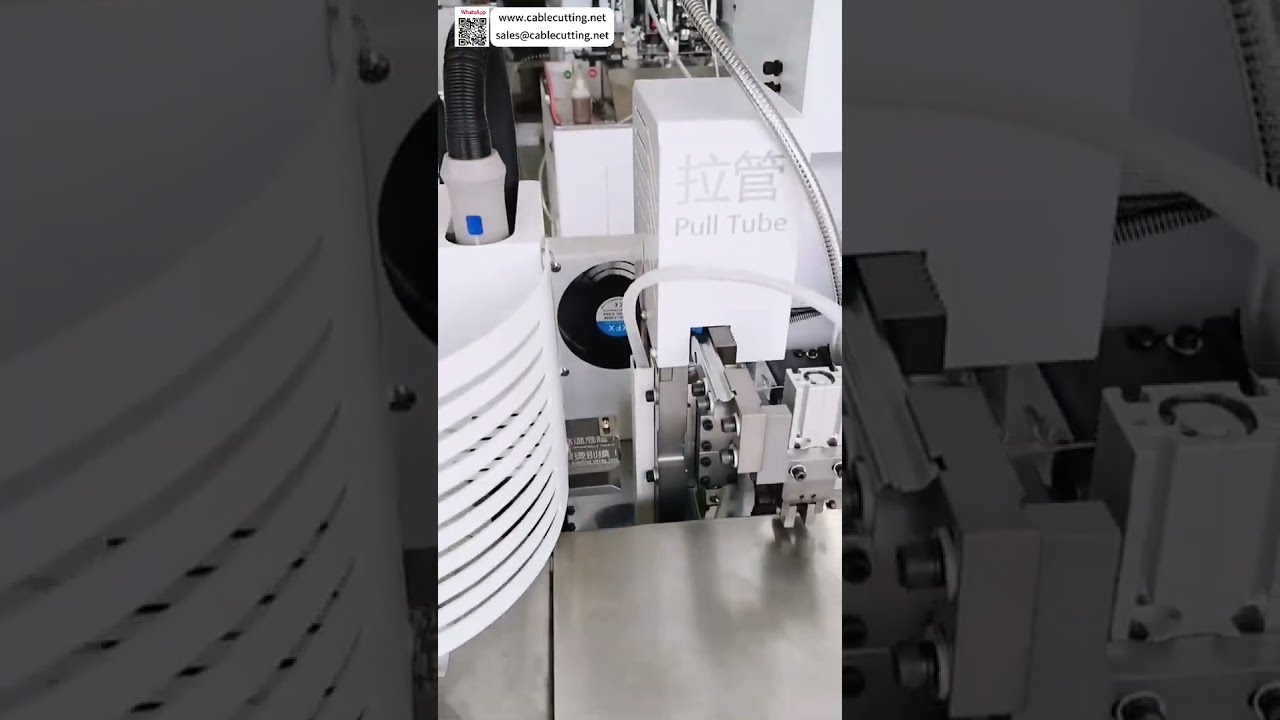 Heat Shrink Tube Insertion Machine for Ultra Short Wire Harness Processing  Auto Equipment