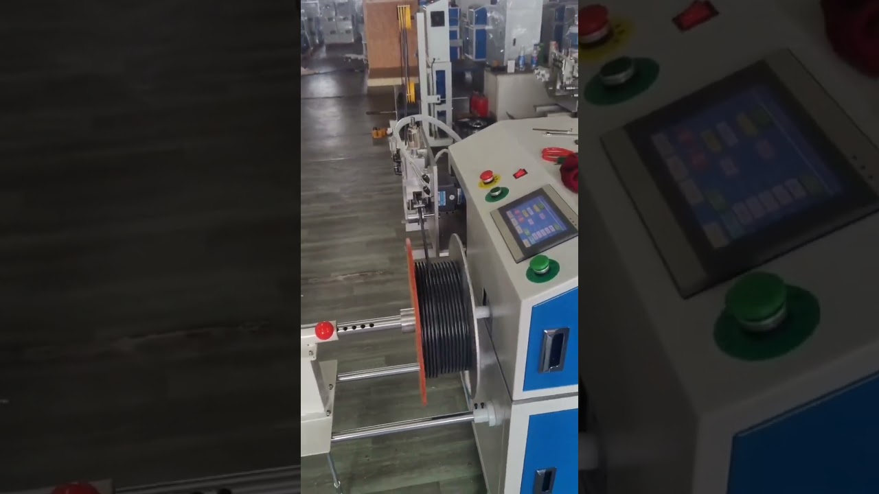 เครื่องนับเมตรอัตโนมัติ ตัด พัน ม้วนสายไฟอัจฉริยะ | เครื่องจักรโรงงาน #automobile #machine