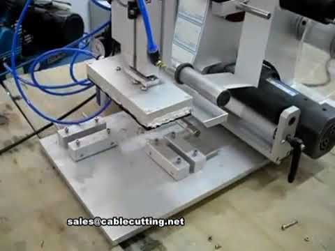 semi automatic flat carton labeling machine