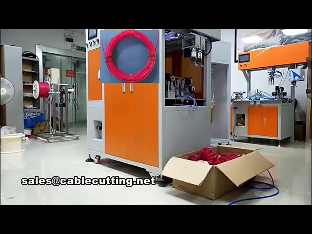 เครื่องตัดลวด พันสายเคเบิล และผูกมัดอัตโนมัติ ครบวงจร | เพิ่มประสิทธิภาพการผลิต