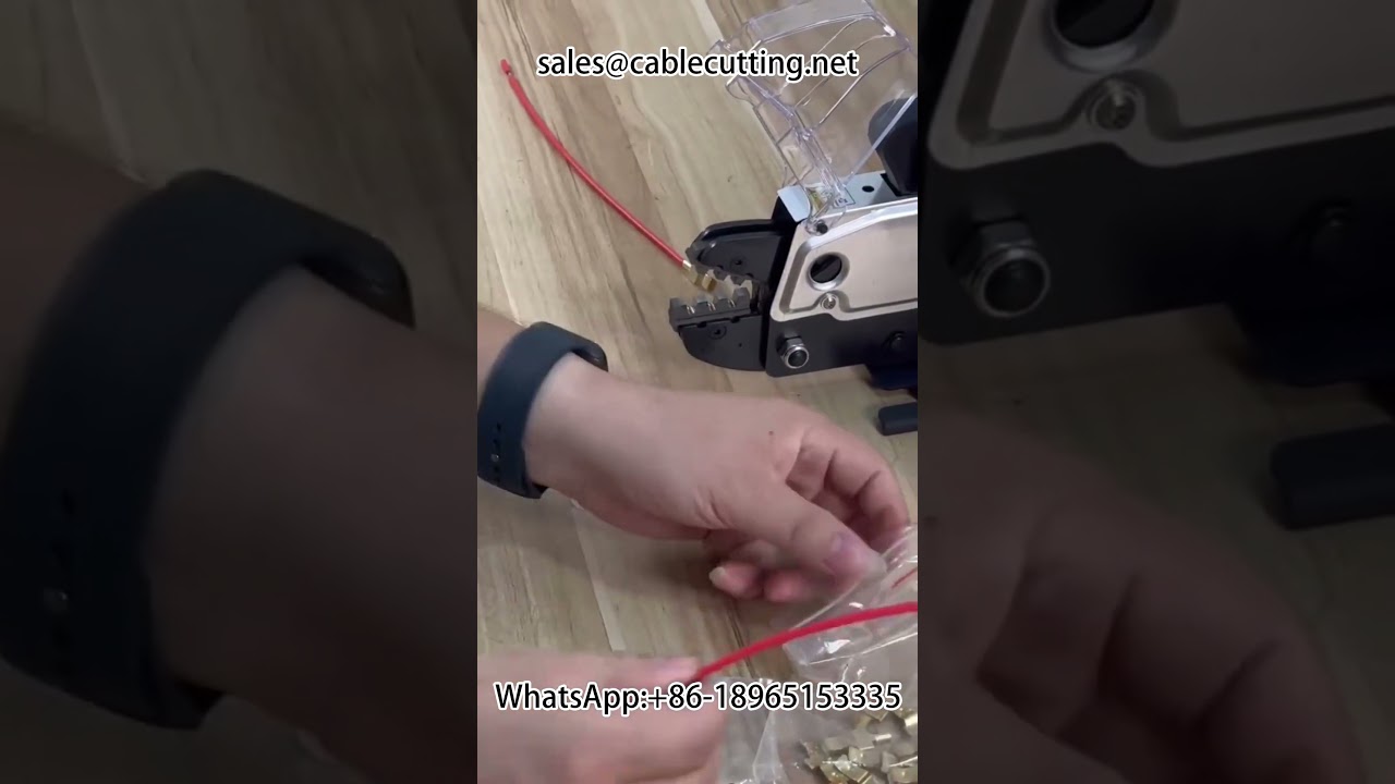 เครื่อง crimping ขั้วต่อลม ระบบนิวเมติก สำหรับงานยานยนต์และ DIY #เครื่องปอกสายไฟ #automobile #diy