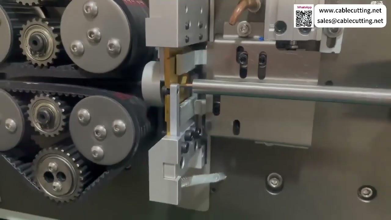 เครื่องปอกสายไฟอัตโนมัติ Fully Automatic ปรับความยาวตัดได้ ปอกทั้งภายในและภายนอก