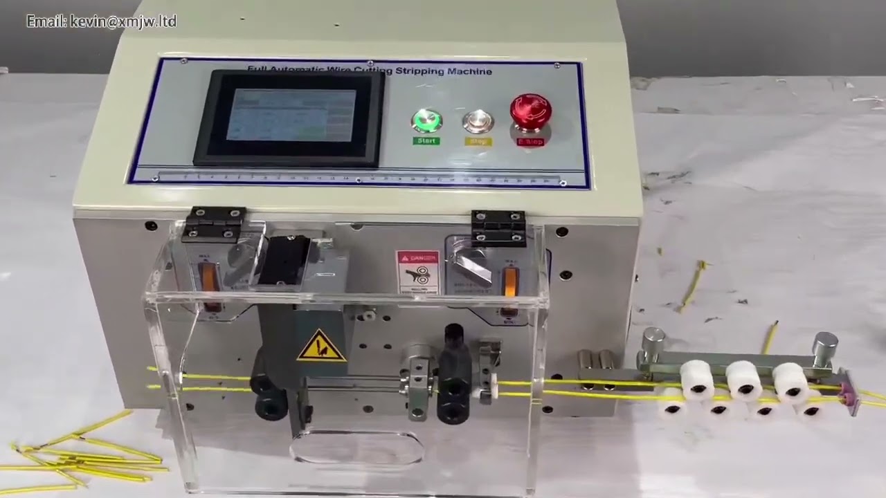 เครื่องปอกสายไฟอัตโนมัติคู่ หน้าจอทัชสกรีน SWT508SDB2S 220V/110V