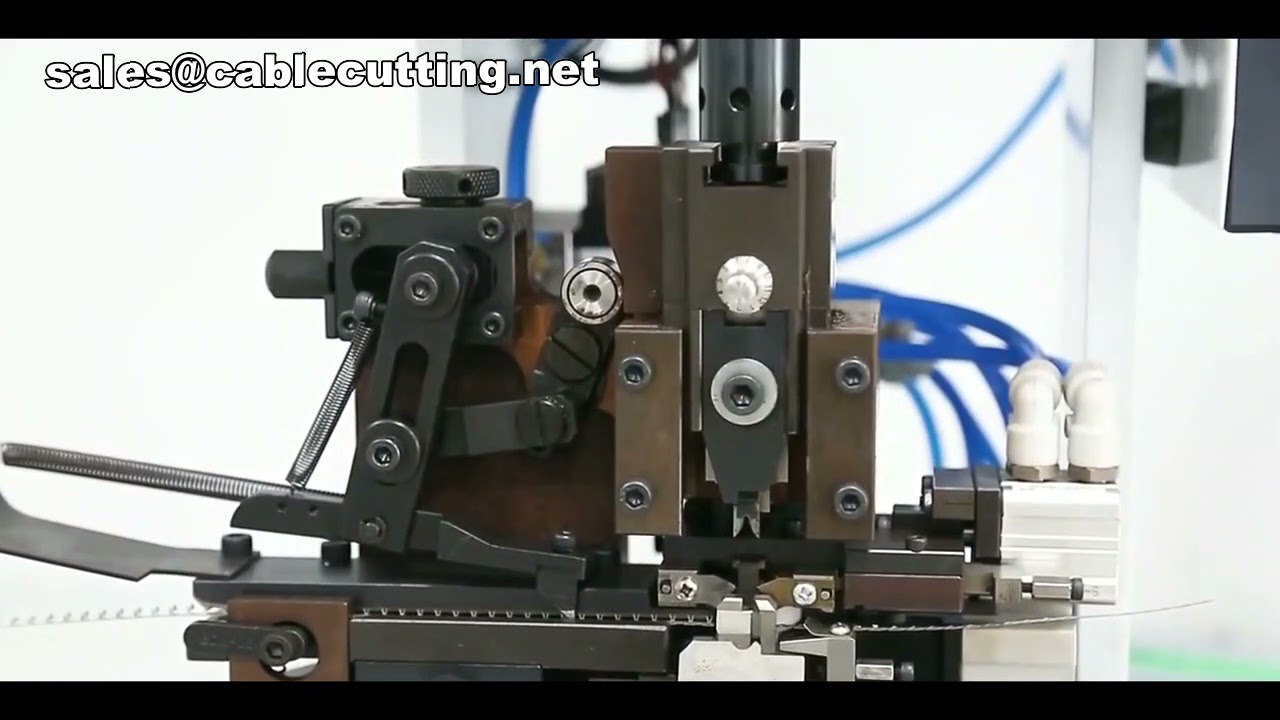 เครื่องปอกสายไฟและ crimping อัตโนมัติ | เครื่องจักรแปรรูปสายไฟประสิทธิภาพสูง
