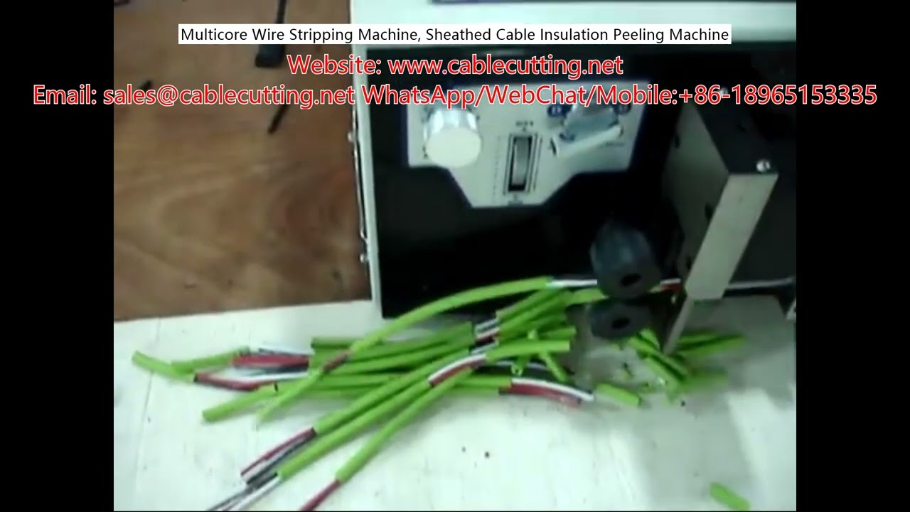เครื่องปอกสายไฟมัลติคอร์ (Multicore Wire Stripping Machine) - ปอกฉนวนสายเคเบิลหุ้มเปลือกอย่างแม่นยำ