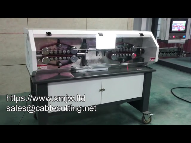 เครื่องปอกสายเคเบิลขนาดใหญ่ด้วยระบบมีดหมุน (Rotary Knife Stripping Machine) สำหรับสายเคเบิลขนาดใหญ่