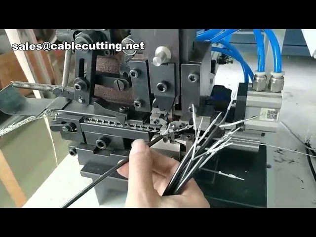 เครื่องปอกสายไฟและ crimp ขั้วต่อสายไฟอัตโนมัติ | เครื่อง crimp สายไฟประสิทธิภาพสูง