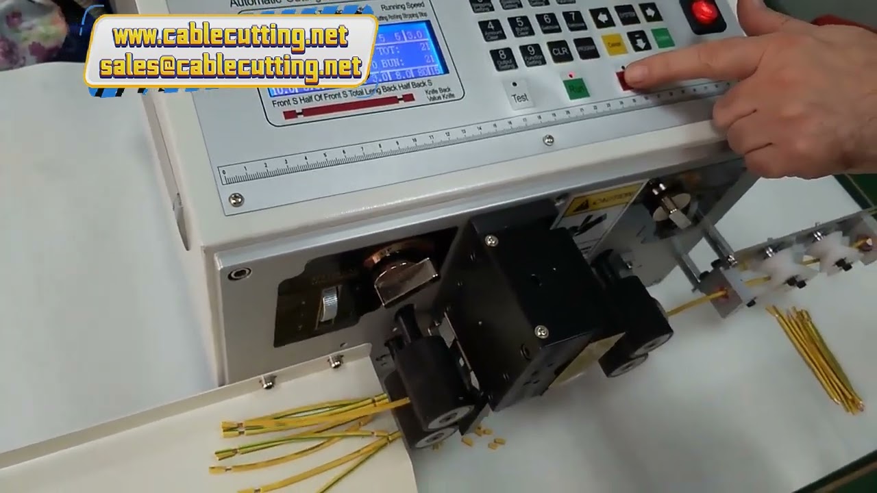 Big Sale Wire Cutting Stripping Machine Peeling Cable Cut Wire for Wire Harness till to 4mm2 with Ex